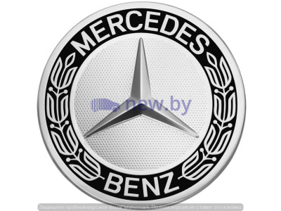 Колпачок ступицы колеса Mercedes, дизайн Roadster, Hub caps, roadster design, black, артикул A17140001259040