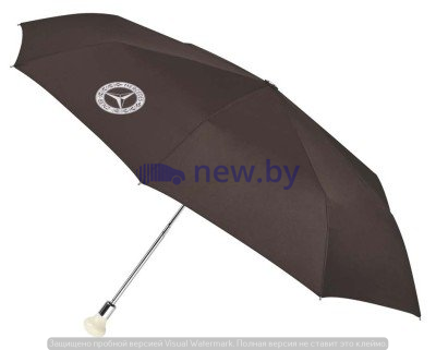 Складной зонт Mercedes 300 SL Compact Umbrella, Brown / Silver, артикул B66041533