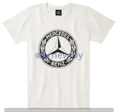Мужская футболка Mercedes Men's T-shirt, Off-white, Classic, артикул B66041546