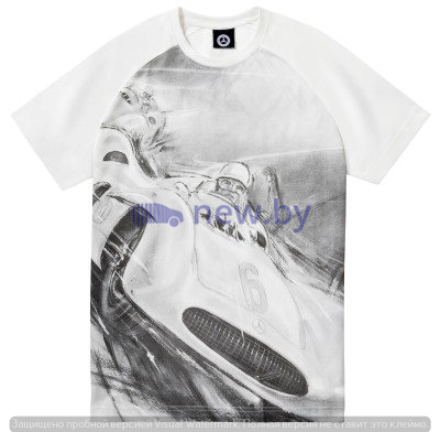Мужская футболка Mercedes Classic Men's T-shirt, off-white, артикул B66041577