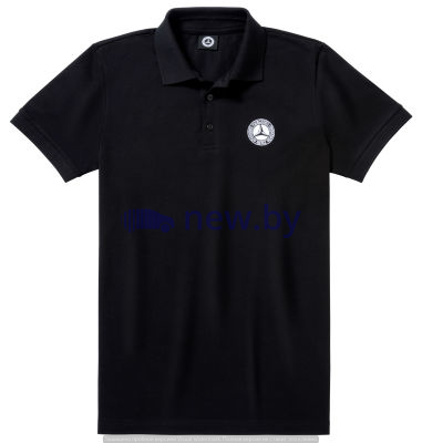 Мужская рубашка-поло Mercedes Men's Polo Shirt, Classic 1926, Black, артикул B66041597