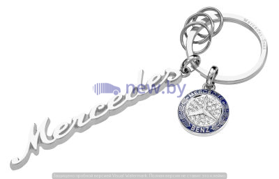Брелок для ключей Mercedes-Benz Key Ring, Classic, Silver, артикул B66041675