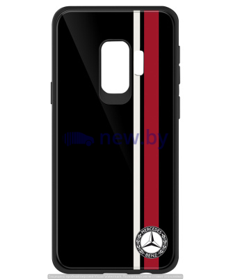 Чехол Mercedes Classic для Samsung Galaxy S9 , Black/Red/White, артикул B66042017