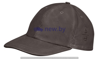Кожаная кепка Mercedes Leather Cap, Dark Brown, Heinz Bauer Manufacture, артикул B66048052