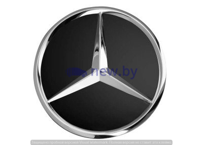 Колпачок ступицы колеса Mercedes, черный с хромированным логотипом, Hub caps, black with chrome star, артикул B66470200