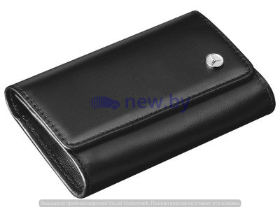 Кожаный футляр для ключей Mercedes-Benz Key Wallet, Business, Black, артикул B66952883