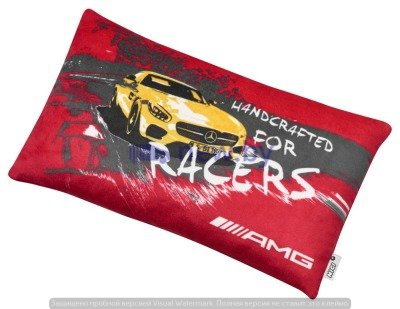 Подушка Mercedes AMG GT Cushion, Red / Yellow / Anthracite, артикул B66953098