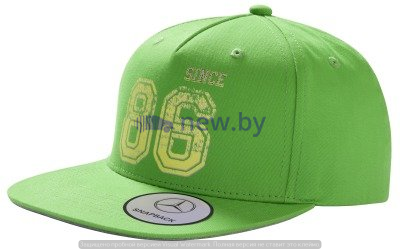 Детская бейсболка Mercedes-Benz Children's Flat Brim Cap, Green, артикул B66953158