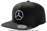 Мужская бейсболка Mercedes Men's Flat Brim Cap, Black, артикул B66953170 Мужская бейсболка Mercedes Men's Flat Brim Cap, Black, артикул B66953170