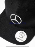 Мужская бейсболка Mercedes Men's Flat Brim Cap, Black, артикул B66953170 Мужская бейсболка Mercedes Men's Flat Brim Cap, Black, артикул B66953170