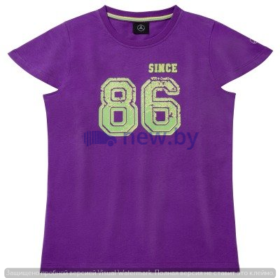 Футболка для девочек Mercedes Girls' T-shirt, Purple, артикул B66953177