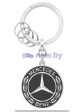 Брелок Mercedes-Benz Key Ring, Unterturkheim Stainless Steel, Black/Silver, артикул B66953307 Брелок Mercedes-Benz Key Ring, Unterturkheim Stainless Steel, Black/Silver, артикул B66953307