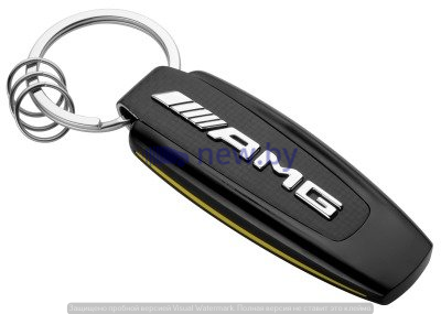 Брелок Mercedes-Benz Key Ring, AMG GT, Black/Silver/Yellow, артикул B66953339