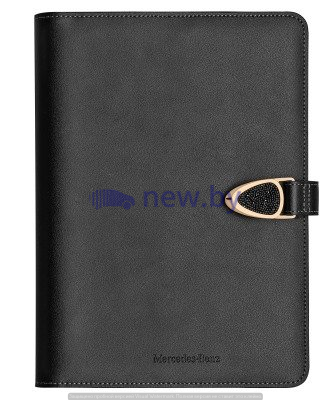 Записная книжка Mercedes-Benz Notebook, Crystal, Black / Pink gold, Swarovski, артикул B66953602