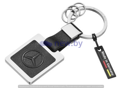 Брелок Mercedes-Benz Key Ring, St. Petersburg, Silver-coloured / Black, артикул B66953626