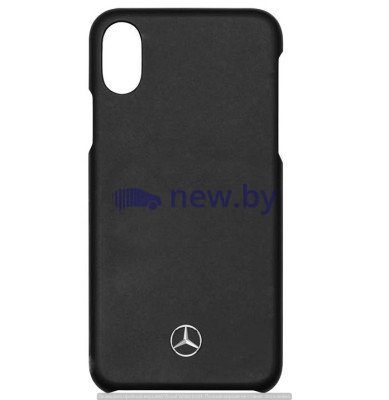 Чехол для iPhone X Mercedes-Benz Logo Cover for iPhone® X, Black, артикул B66953638