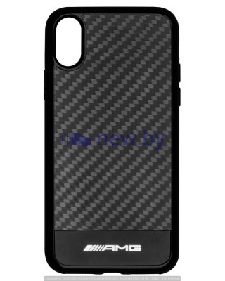Чехол для iPhone X Mercedes-AMG Carbon Cover for iPhone® X, Black, артикул B66953702