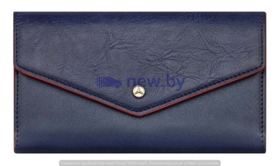Женский кошелек Mercedes-Benz Wallet, Blue, Polyurethane, артикул B66953728
