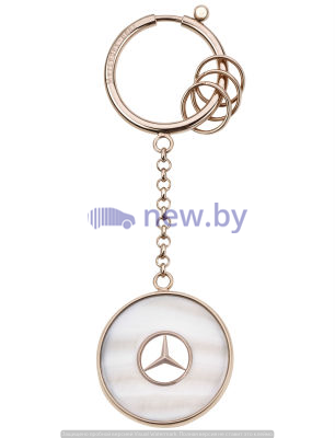 Брелок для ключей Mercedes-Benz Key Ring, Prague, Pink Gold Colours, артикул B66953744