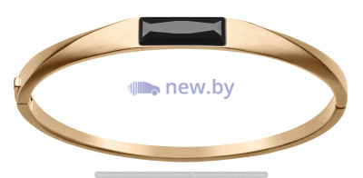 Женский браслет Mercedes Bracelet L, Crystal, Swarovski, pink gold colours / black, артикул B66953956