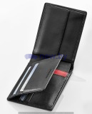 Кожаный кошелек Mercedes-Benz AMG Wallet, Black Leather, RFID protection, артикул B66954137 Кожаный кошелек Mercedes-Benz AMG Wallet, Black Leather, RFID protection, артикул B66954137