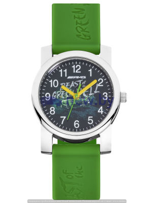 Детские наручные часы Mercedes-AMG GT Child's Watch, green / yellow / silver, артикул B66954228