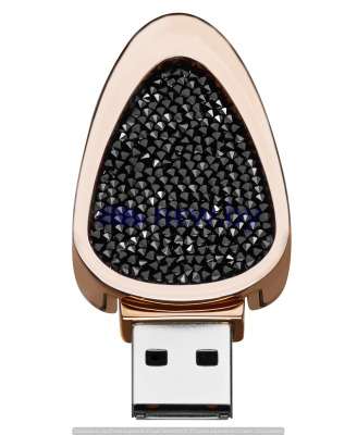 Флешка Mercedes-Benz USB stick, 16GB, Swarovski, pink gold colours / black, артикул B66954234