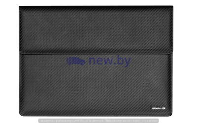 Кожаный чехол для ноутбука Mercedes-Benz AMG Laptop Sleeve, Black, Carbon Leather, артикул B66954469
