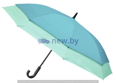 Зонт-трость Mercedes-Benz Conventional Umbrella, Stretch, petrol / mint, артикул B66954816