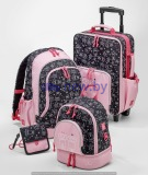 Детский чемодан Mercedes Girls' trolley suitcase, black / pink, артикул B66955201 Детский чемодан Mercedes Girls' trolley suitcase, black / pink, артикул B66955201