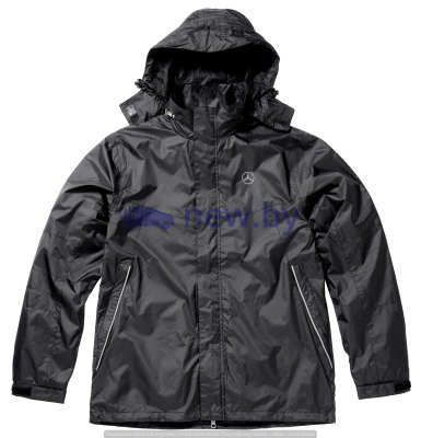 Мужская куртка-ветровка Mercedes Men's Cagoule, Water-repellent and Windproof, Black, артикул B66958268