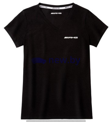 Женская футболка Mercedes Women's T-shirt, AMG, Black, артикул B66958298