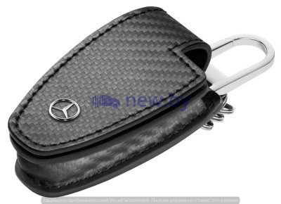 Кожаный футляр для ключей Mercedes-Benz Key Wallet Gen.5, Carbon, артикул B66958407