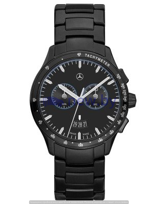 Мужские наручные часы-хронограф Mercedes-Benz Men’s Chronograph Watch, Mercedes-Benz, Black Edition, артикул B66958438