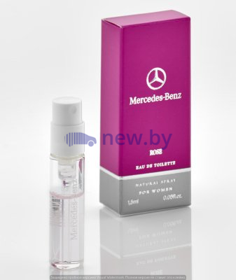 Пробник, женская туалетная вода Mercedes-Benz Rose perfume Women, Sample, артикул B66958575