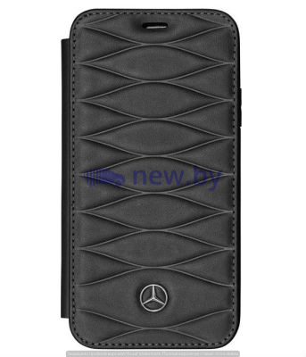 Кожаный чехол-книжка для iPhone® X Mercedes Cover for iPhone® X, Booktype, Black, артикул B66958598