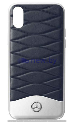 Кожаный чехол для iPhone® X Mercedes Cover for iPhone® X, Blue, артикул B66958602