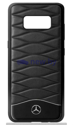 Кожаный чехол Mercedes для Samsung Galaxy S8, Black, артикул B66958603