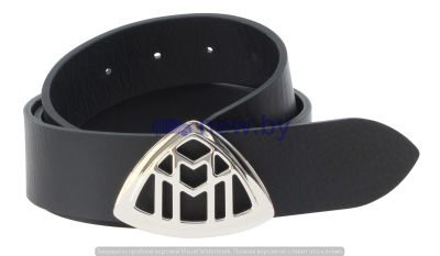 Кожаный ремень унисекс Mercedes-Maybach Belt, Black, артикул B66958634