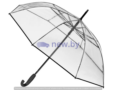 Прозрачный зонт-трость Mercedes-Benz Umbrella, Transparent/Black, артикул B66958959