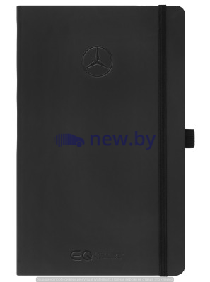 Записная книжка Mercedes-Benz EQ Notebook, Black, артикул B66958983