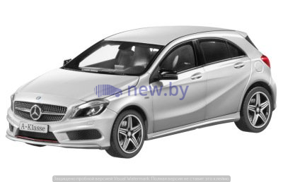 Модель Mercedes-Benz A-Class Sport, Polar silver, Scale 1:18, артикул B66960139