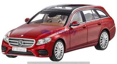 Модель Mercedes-Benz E-Class Estate, AMG Line, Designo Hyacinth Red Metallic, Scale 1:43, артикул B66960382