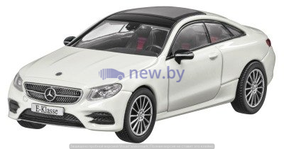 Модель Mercedes-Benz E-Class Coupe (C238), AMG Line, Scale 1:43, Designo Diamond White Bright, артикул B66960404