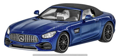 Модель Mercedes-AMG GT, Roadster, Brillant Blue, Scale 1:43, артикул B66960407