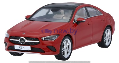 Модель Mercedes-Benz CLA Coupe C118, Scale 1:43, Red, артикул B66960471