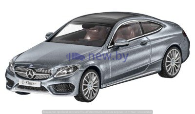 Модель Mercedes-Benz C-Class Coupe (C205), Scale 1:43, Selenite Grey Metallic, артикул B66960530