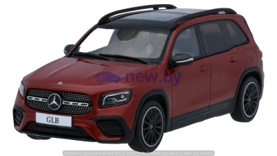 Модель автомобиля Mercedes-Benz GLB (X247), Designo Patagonia Red, Scale 1:43, артикул B66960817