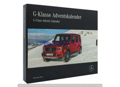 Календарь с моделью Mercedes G-Class Advent Calendar with Scale Car, артикул B66961709