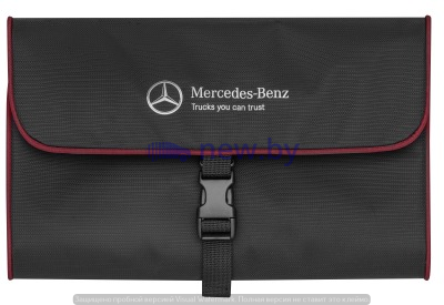 Дорожный несессер Mercedes-Benz Washbag Trucker, black / red, артикул B67871198
